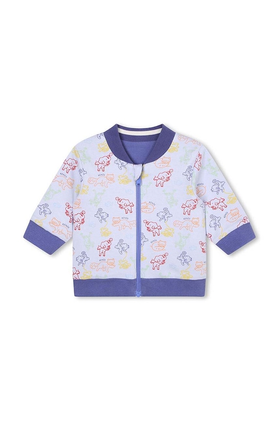 Kenzo Kids komplet niemowlęcy wzorzyste niebieski K98138