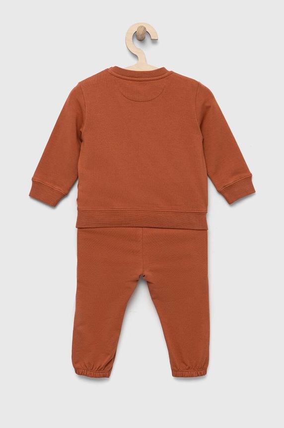 Otroška trenirka Calvin Klein Jeans IN0IN00017.9BYX oranžna AW23