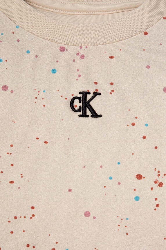 Fiú Calvin Klein Jeans gyerek melegítő IN0IN00087.9BYX bézs