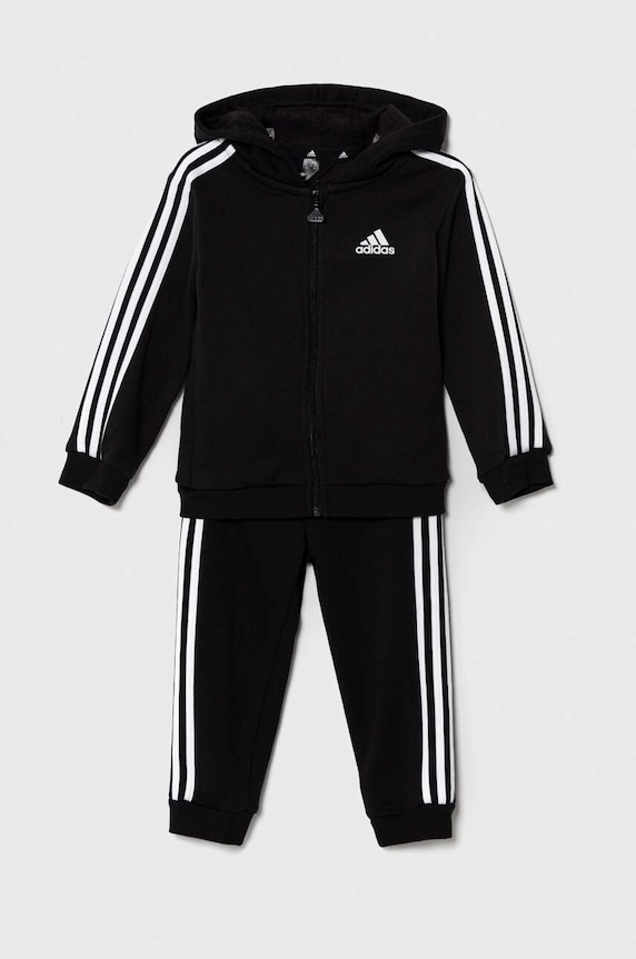 adidas gyerek melegítő aplikációval fekete HR5866
