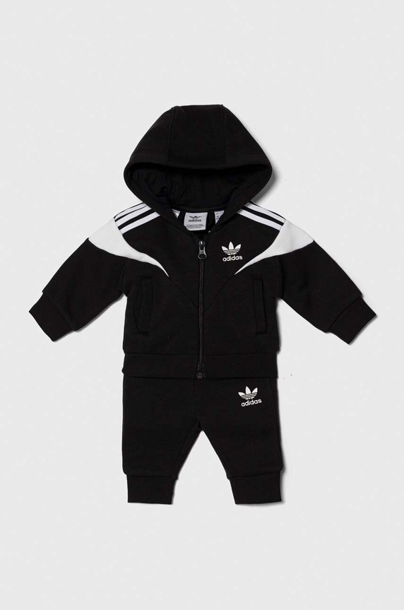 Dječja trenirka adidas Originals pletivo crna II0821