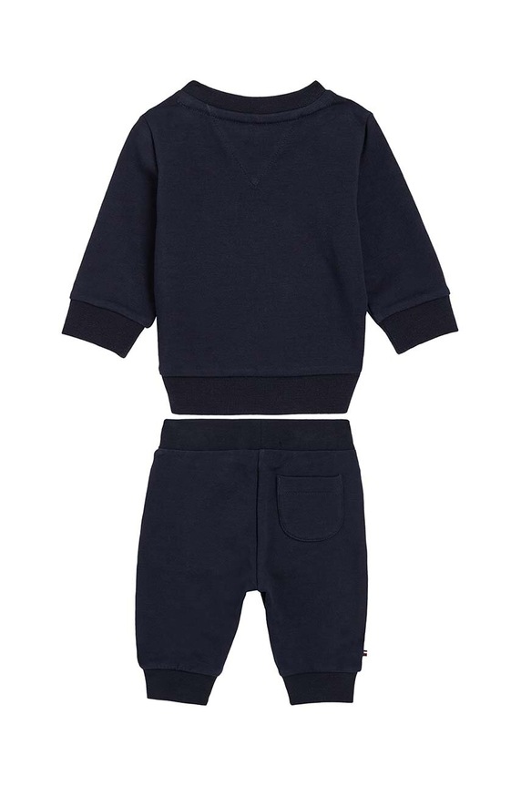 Tepláková súprava pre bábätká Tommy Hilfiger KN0KN01788.9BYX tmavomodrá AW23
