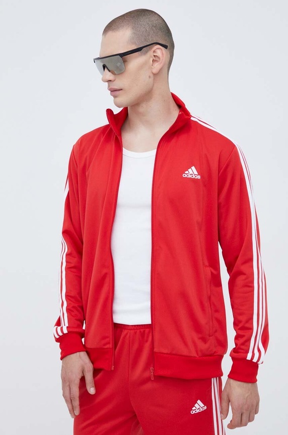 adidas dres Essentials czerwony IJ6056