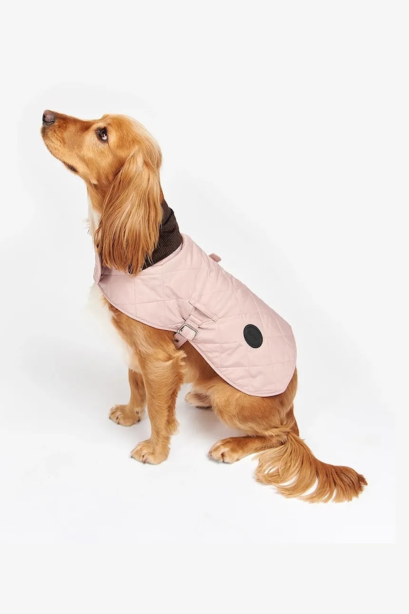 Barbour płaszcz dla psa różowy DCO0004