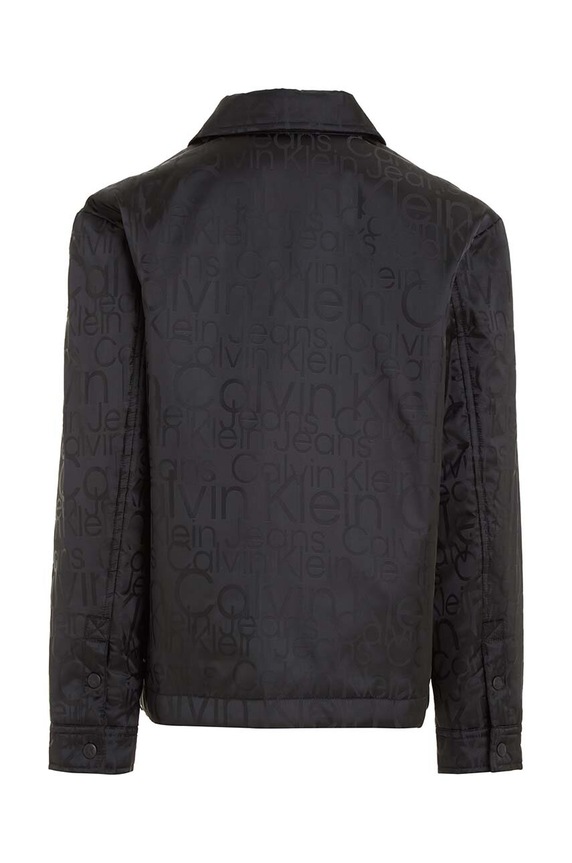 Chłopiec Calvin Klein Jeans kurtka dziecięca IB0IB01828.9BYX czarny