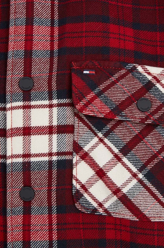 Detská bunda Tommy Hilfiger červená KB0KB08615.128.176.9BYX