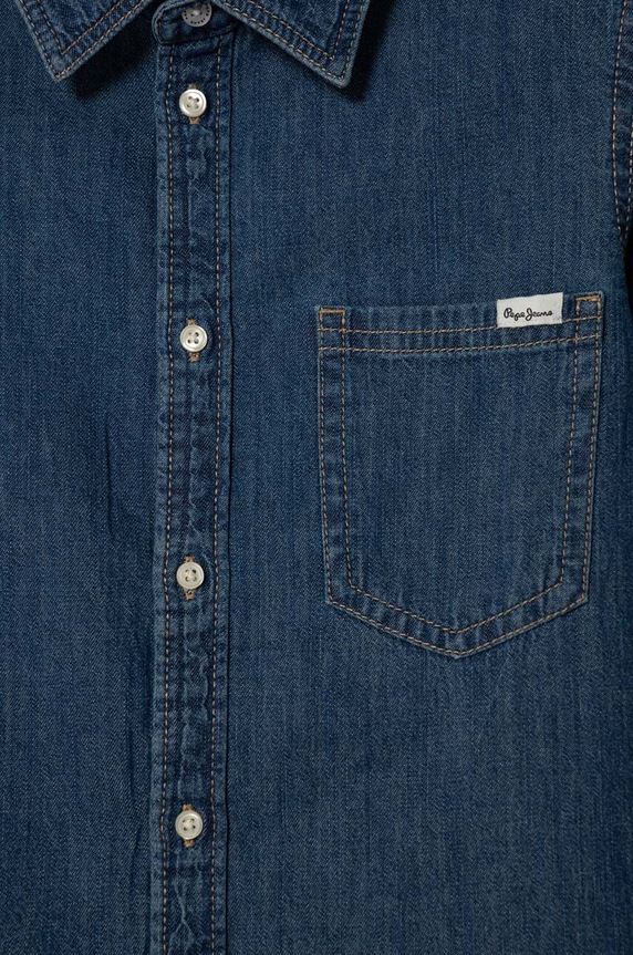 Chłopiec Pepe Jeans koszula jeansowa dziecięca PB302311HS8 niebieski