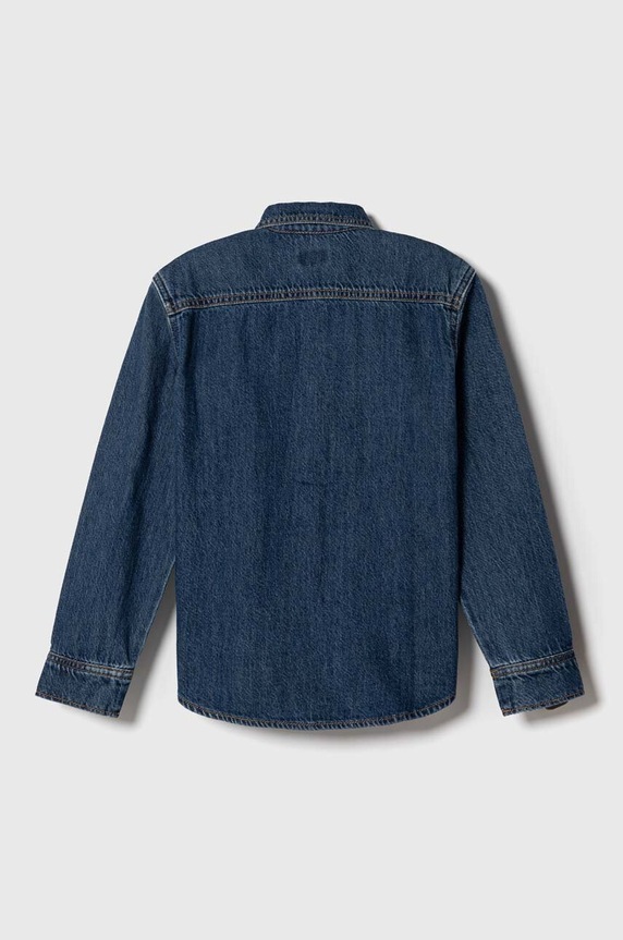 Pepe Jeans koszula bawełniana dziecięca PB302438 niebieski AW23