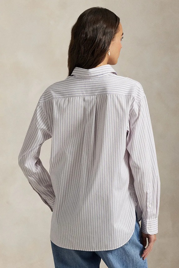 Βαμβακερό πουκάμισο Polo Ralph Lauren 211910743 λευκό SS26