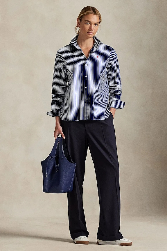 Одяг Бавовняна сорочка Polo Ralph Lauren 211910743 темно-синій