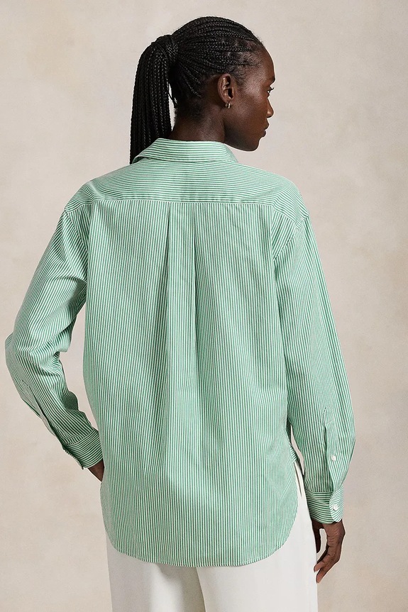 Polo Ralph Lauren cotton shirt 211910743 green SS26