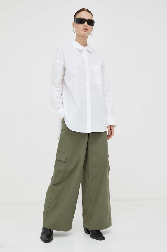 Ruházat Drykorn pamut ing 87448.124120 fehér