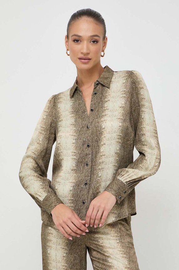 Twinset camasa cu modele verde 232TT2315