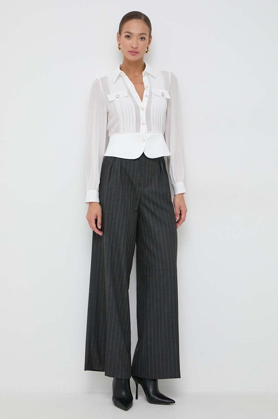 Morgan koszula CLOCLO.OFF.WHITE biały AW24