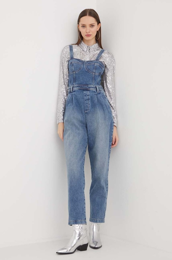 Abercrombie & Fitch camasa KI140.3601.905 argintiu AW23
