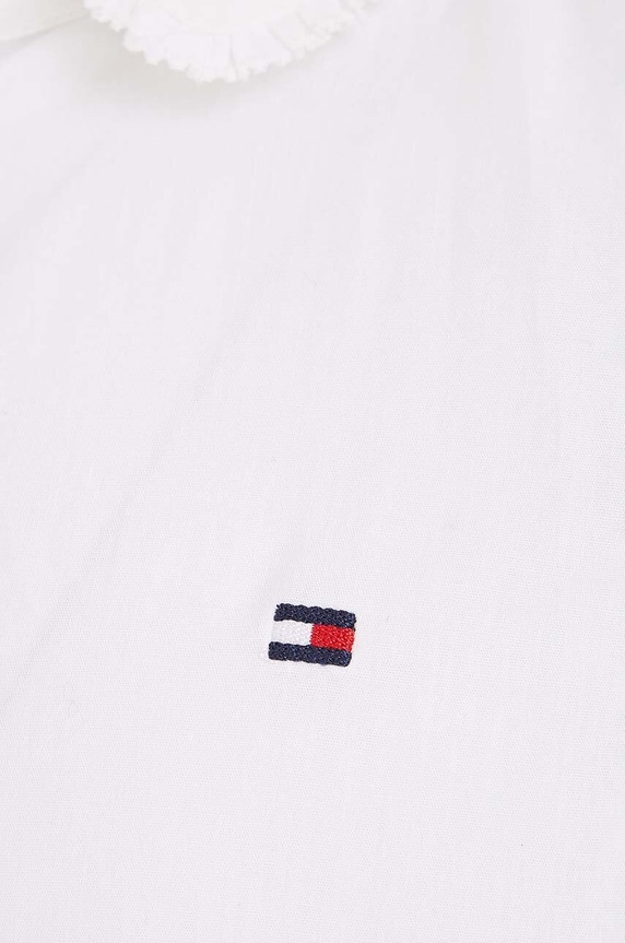 Detská bavlnená košeľa Tommy Hilfiger biela KG0KG07414.74.122.9BYX