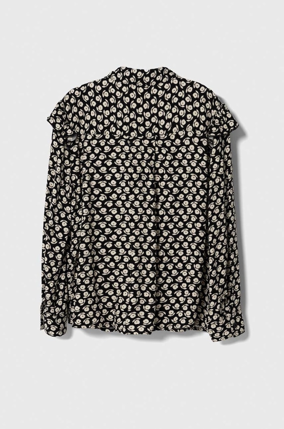 Дитяча сорочка United Colors of Benetton 5FKJCQ01U.G.SEASONAL чорний AW23