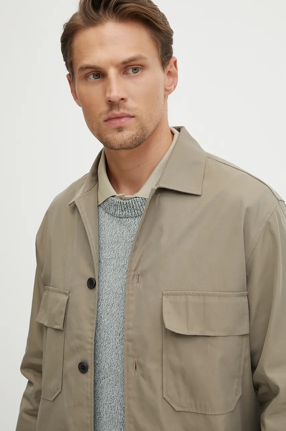 Calvin Klein koszula szary K10K109920