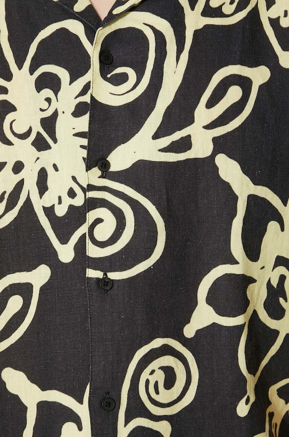 Lněná košile Samsoe Samsoe M23200085
