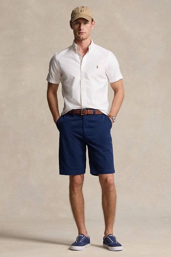 Ρούχα Βαμβακερό πουκάμισο Polo Ralph Lauren 710850782 λευκό