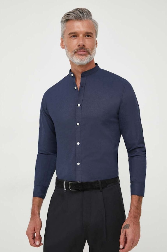 Lindbergh koszula granatowy 30.203174A.NAVY.MIX