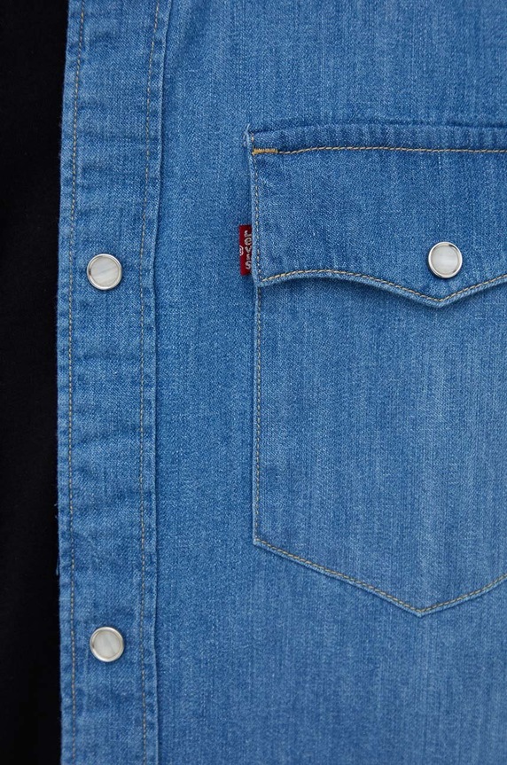 Džínová košile Levi's A5722.0006 modrá SS24