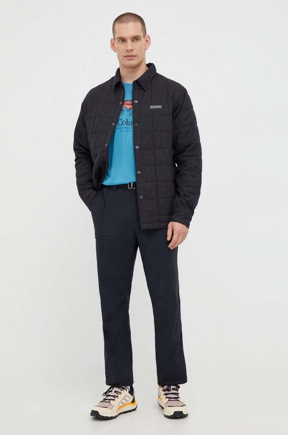 Columbia rövid kabát Landroamer Quilted 2054721 fekete AW24