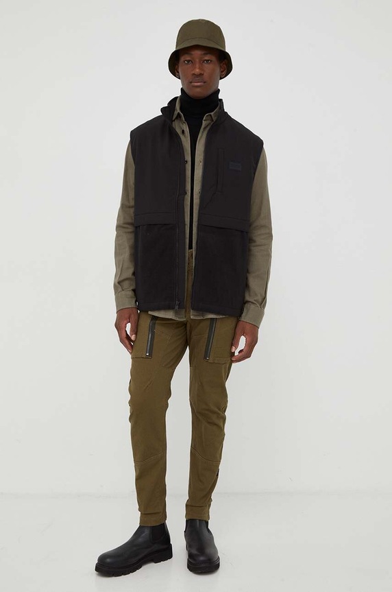 Îmbrăcăminte G-Star cămașă din bumbac D20165.D454 verde