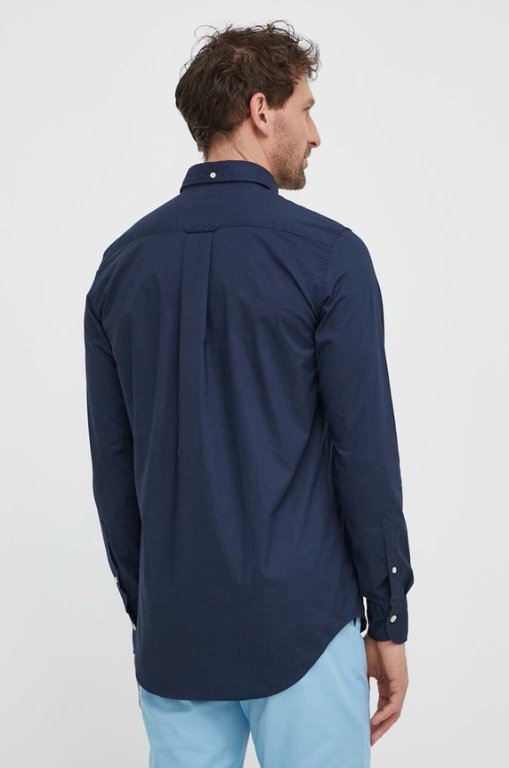 Gant camasa din bumbac bleumarin 3000100