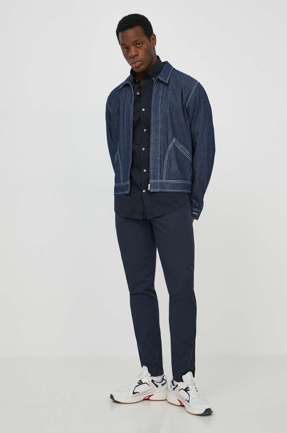 Gant camasa din bumbac 3000100 negru SS26