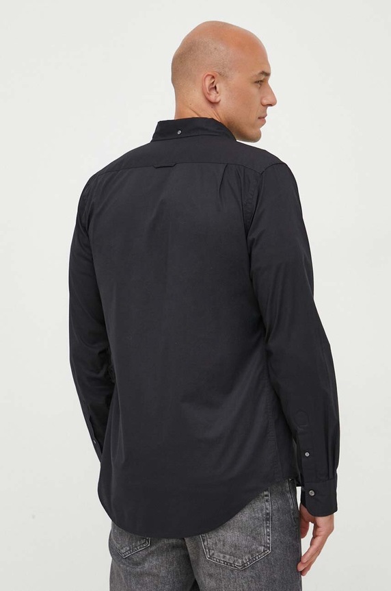 Gant camasa din bumbac negru 3000102