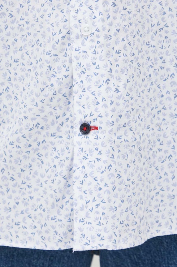 Košile Tommy Hilfiger MW0MW32914 modrá AW23