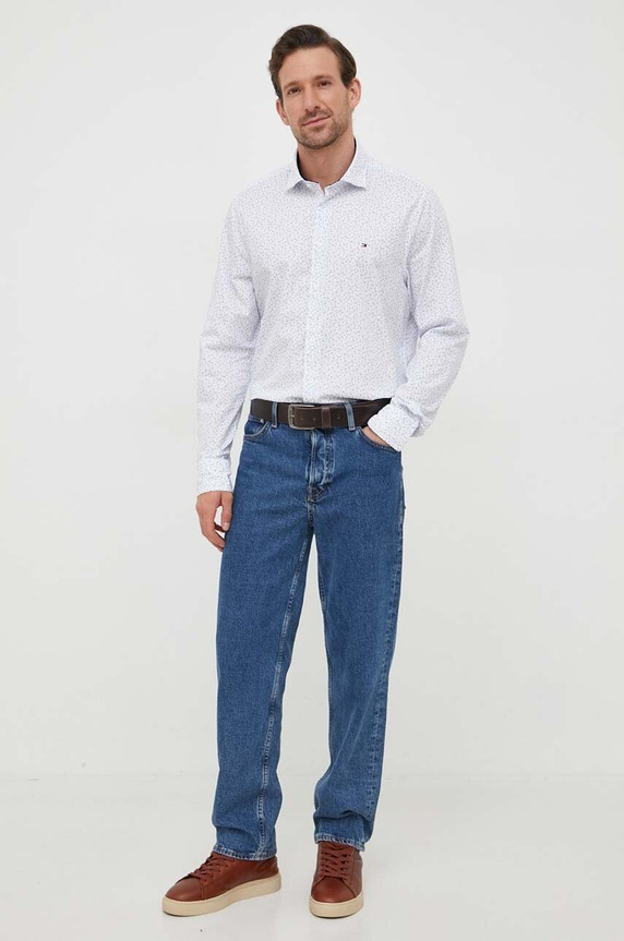 Oblečení Košile Tommy Hilfiger MW0MW32914 modrá