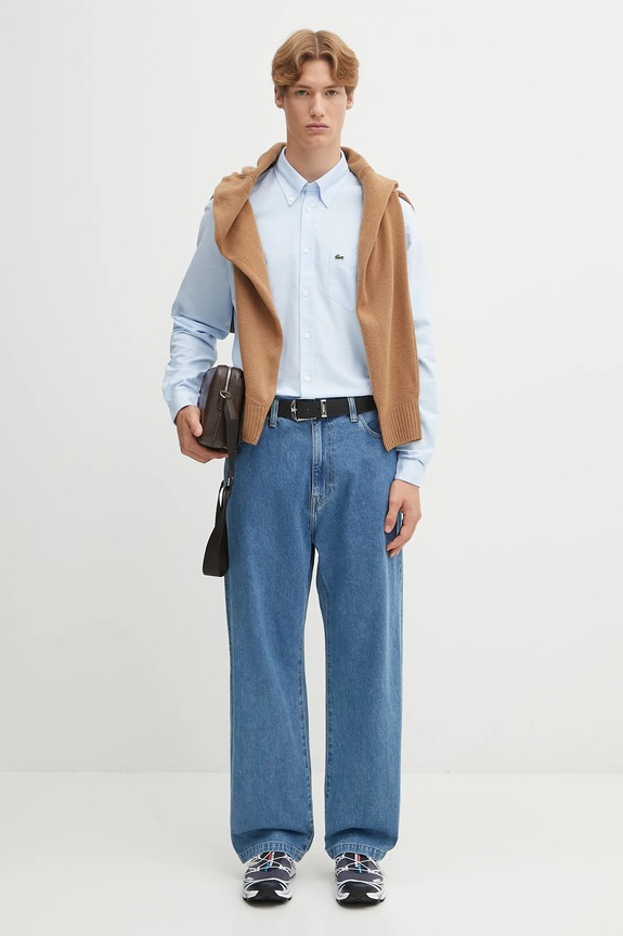 Lacoste cotton shirt CH1911 blue