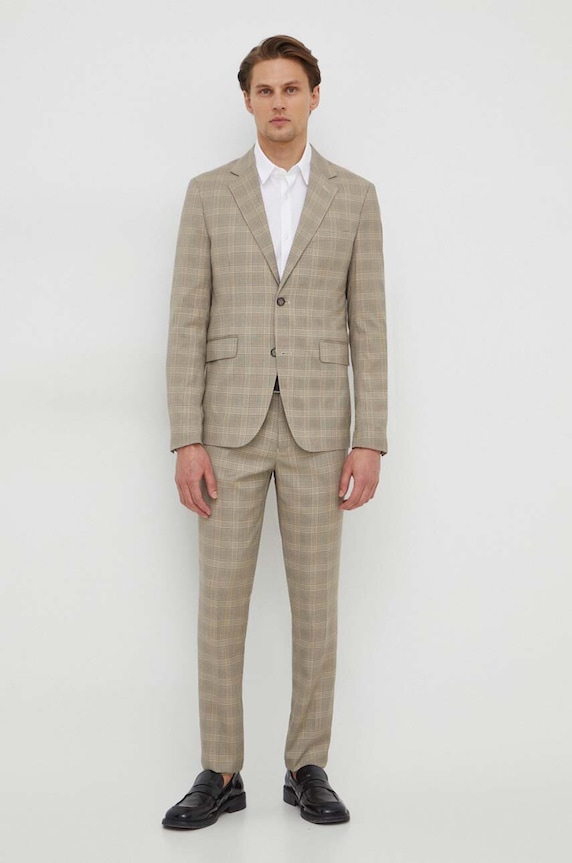 Lacoste camasa din bumbac CH5620 alb AW25