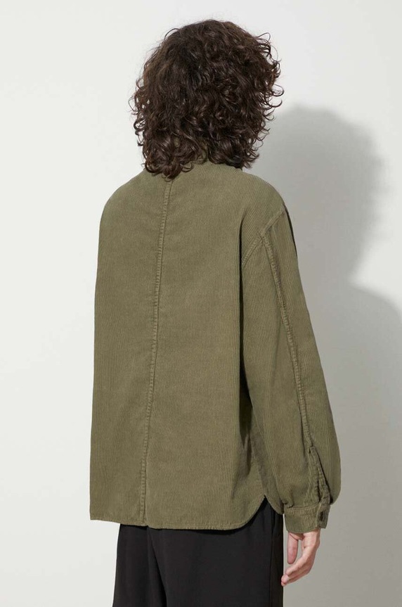 Abbigliamento Stan Ray camicia in velluto a coste AW2311314 verde