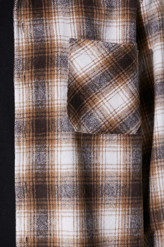 Košile Taikan Heavyweight Plaid Shirt TW0003.BRN