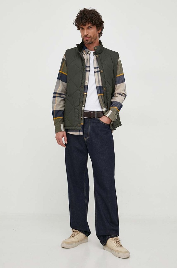 Odzież Barbour koszula bawełniana MSH4994 beżowy