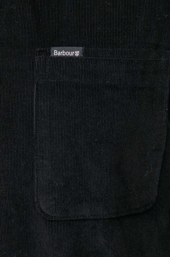 Barbour koszula bawełniana MSH5001 czarny
