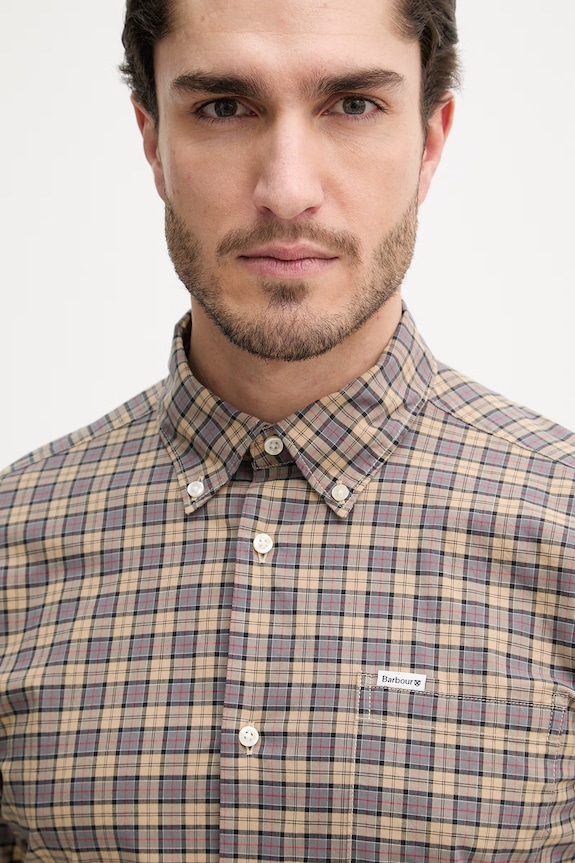 Košeľa Barbour béžová MSH5023