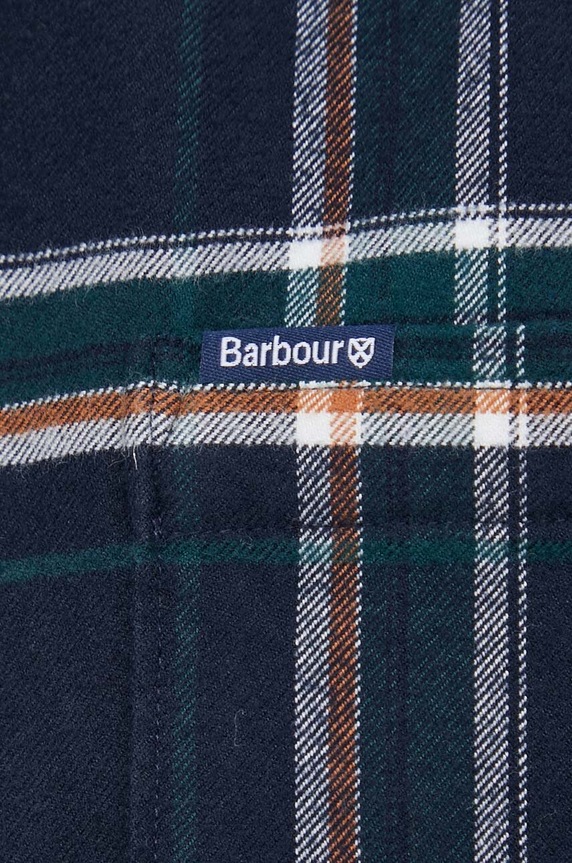 Barbour koszula bawełniana MSH5037 granatowy AA00