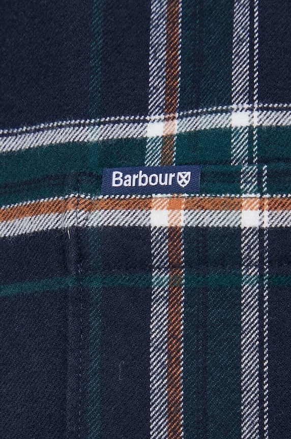 Barbour koszula bawełniana MSH5037 granatowy AA00