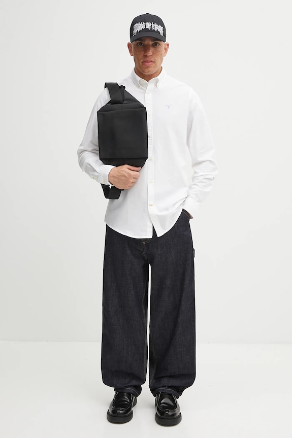 Pamučna košulja Barbour Oxtown MSH5301 bijela