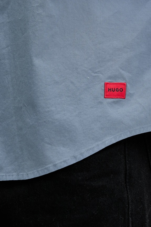 Košeľa HUGO Ermo 50500216 modrá