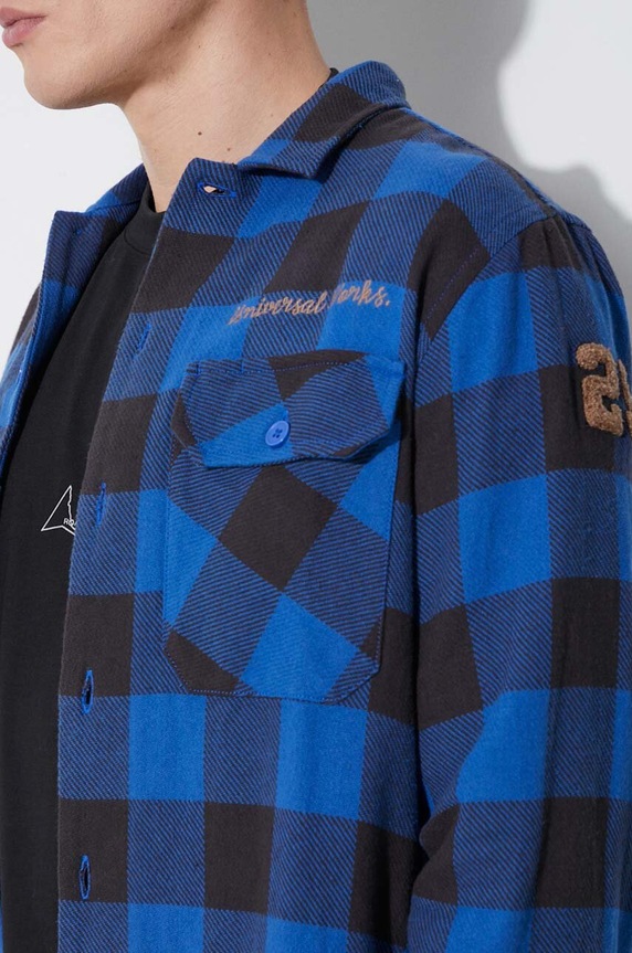 Universal Works koszula bawełniana L/S UTILITY SHIRT 29177
