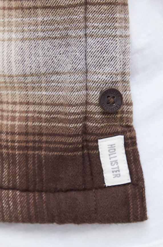 Hollister Co. kurtka koszulowa KI325.3125.408 brązowy