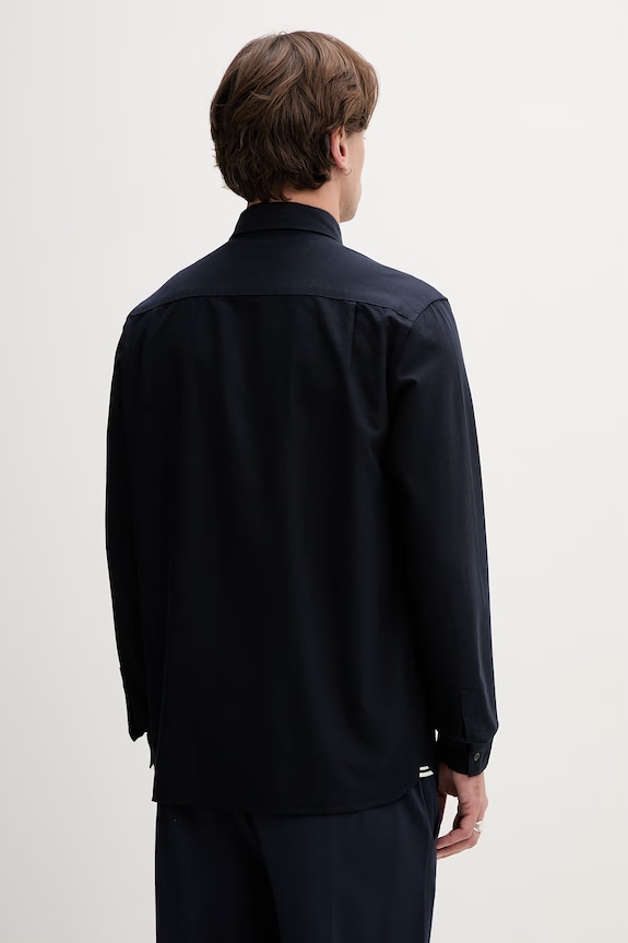 Odzież Fred Perry koszula bawełniana M5516.608 granatowy