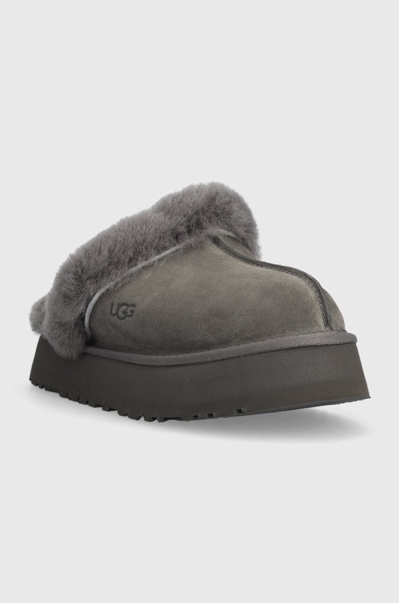 Παντόφλες σουέτ UGG Disquette 1122550.CHRC γκρί AA00