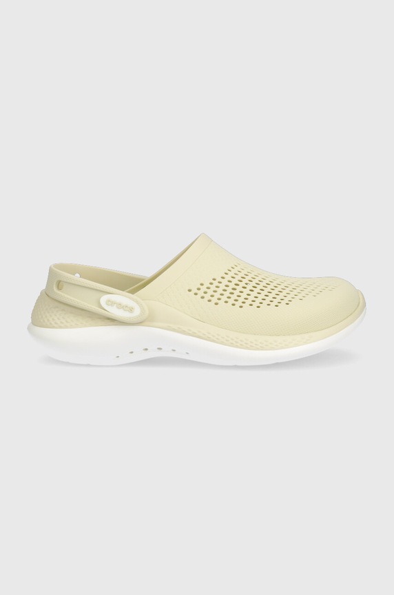 Crocs papuci Literide 360 Clog sintetic bej 206708.2Y2