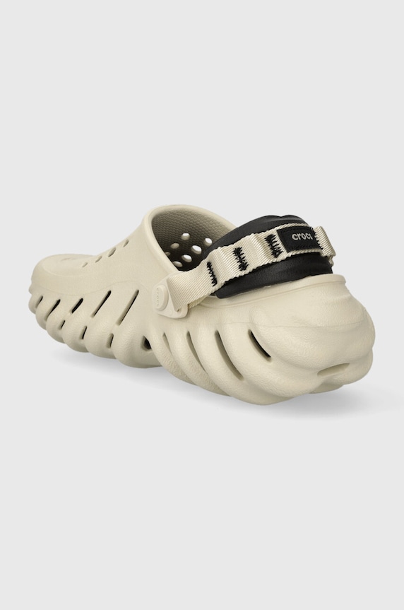 Obuwie Crocs klapki Echo Clog 207937.2YJ beżowy